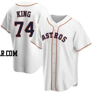 Bryan King Youth Houston Astros White Replica Home Jersey