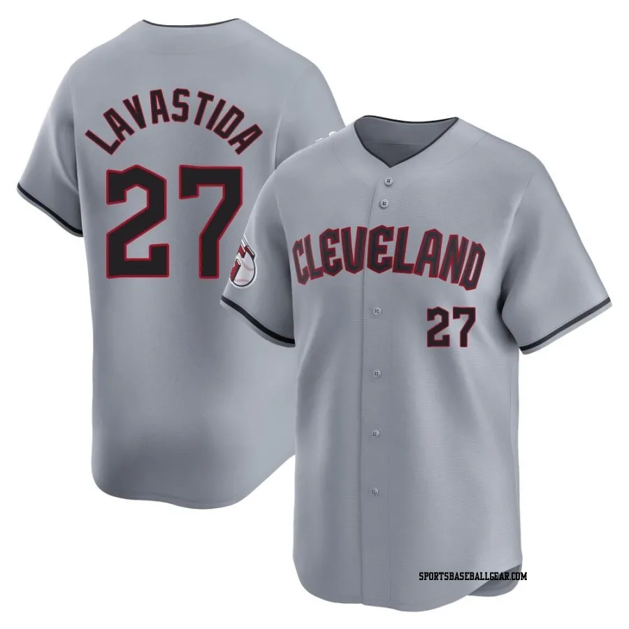 Bryan Lavastida Men's Cleveland Guardians Gray Limited Road Jersey