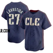 Bryan Lavastida Men's Cleveland Guardians Navy Limited 2024 City Connect Jersey