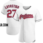 Bryan Lavastida Men's Cleveland Guardians White Authentic Home Jersey