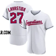 Bryan Lavastida Men's Cleveland Guardians White Authentic Home Jersey