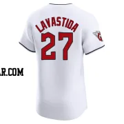 Bryan Lavastida Men's Cleveland Guardians White Elite Home Jersey