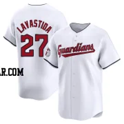 Bryan Lavastida Men's Cleveland Guardians White Limited Home Jersey