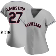 Bryan Lavastida Women's Cleveland Guardians Gray Authentic Road Jersey