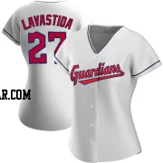 Bryan Lavastida Women's Cleveland Guardians White Authentic Home Jersey