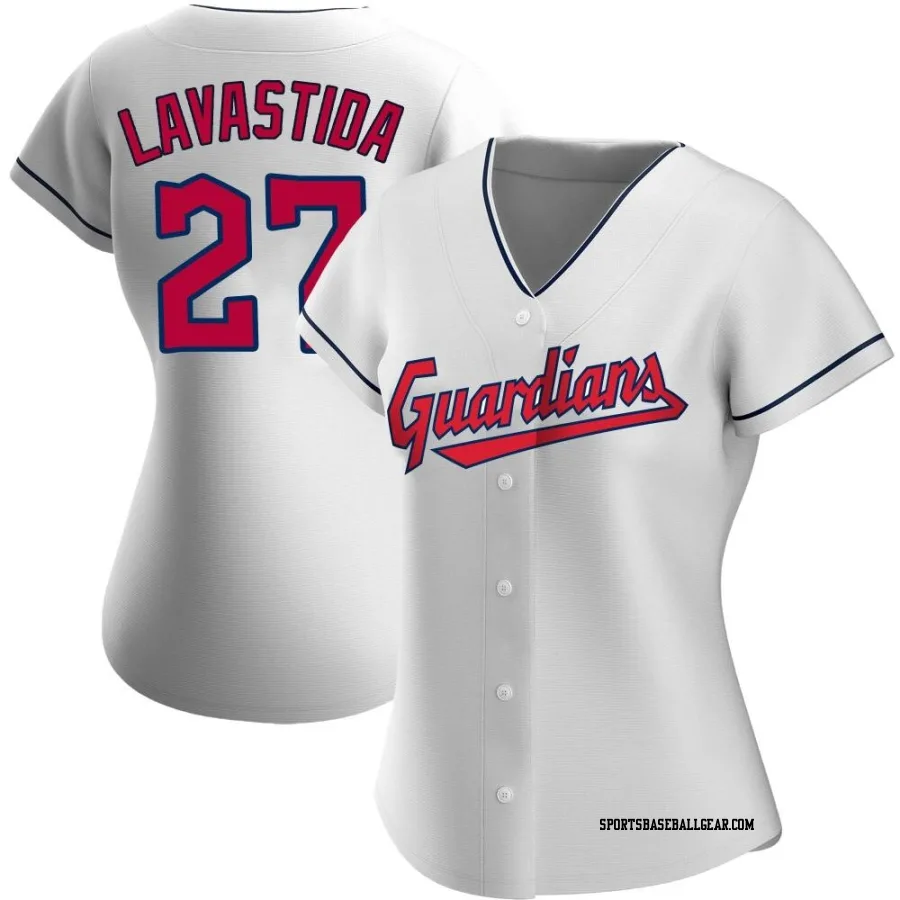 Bryan Lavastida Women's Cleveland Guardians White Authentic Home Jersey