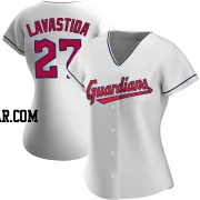 Bryan Lavastida Women's Cleveland Guardians White Replica Home Jersey