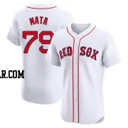 Bryan Mata Men's Boston Red Sox White Elite Home Jersey