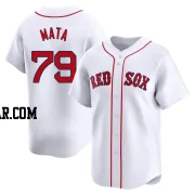 Bryan Mata Men's Boston Red Sox White Limited Home Jersey