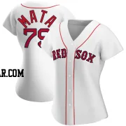 Bryan Mata Women's Boston Red Sox White Replica Home Jersey