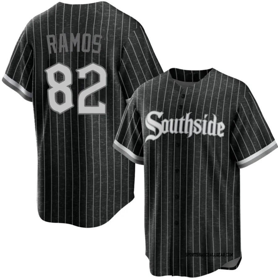 Bryan Ramos Men's Chicago White Sox Black Replica 2021 City Connect Jersey