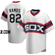 Bryan Ramos Men's Chicago White Sox White Replica Cooperstown Collection Jersey