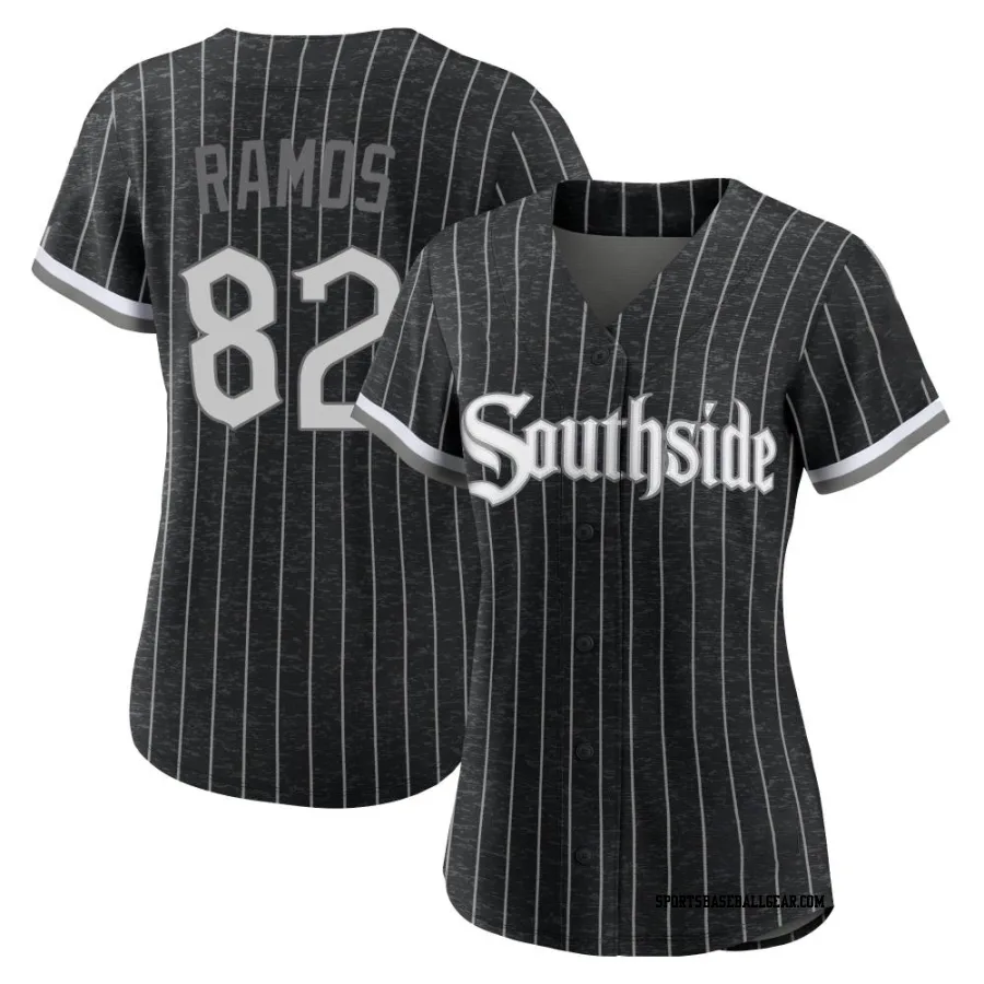 Bryan Ramos Women's Chicago White Sox Black Authentic 2021 City Connect Jersey