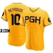 Bryan Reynolds Men's Pittsburgh Pirates Gold Authentic 2023 City Connect Jersey