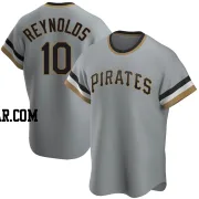 Bryan Reynolds Men's Pittsburgh Pirates Gray Replica Road Cooperstown Collection Jersey