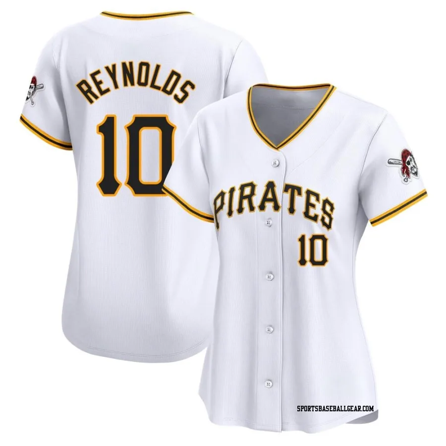 Bryan Reynolds Women's Pittsburgh Pirates White Limited Home Jersey