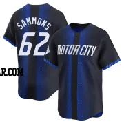 Bryan Sammons Men's Detroit Tigers Blue Limited 2024 City Connect Jersey