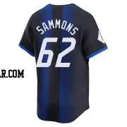 Bryan Sammons Men's Detroit Tigers Blue Limited 2024 City Connect Jersey