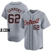 Bryan Sammons Men's Detroit Tigers Gray Limited Road Jersey