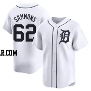 Bryan Sammons Men's Detroit Tigers White Limited Home Jersey