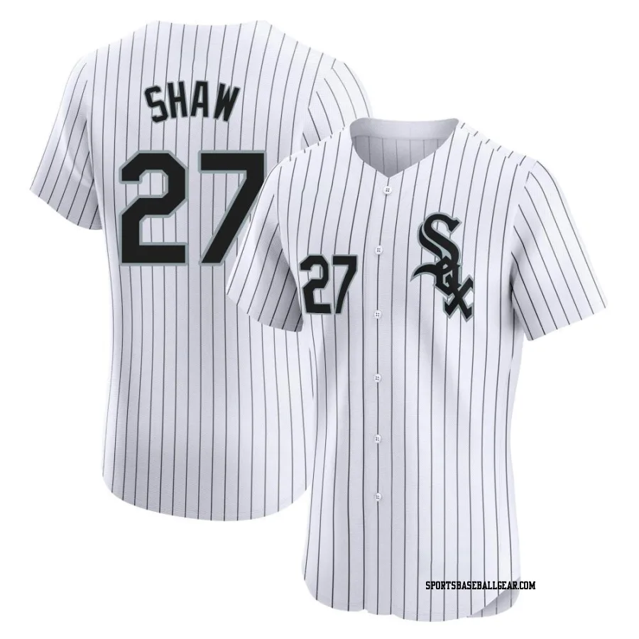 Bryan Shaw Men's Chicago White Sox White Elite Home Jersey