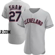 Bryan Shaw Men's Cleveland Guardians Gray Authentic Road Jersey