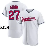 Bryan Shaw Men's Cleveland Guardians White Authentic Home Jersey