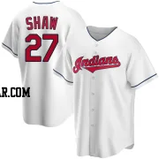 Bryan Shaw Men's Cleveland Guardians White Replica Home Jersey