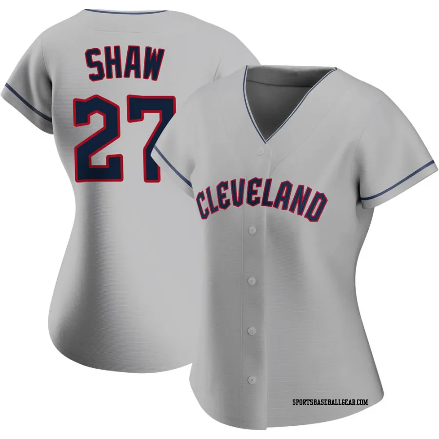 Bryan Shaw Women's Cleveland Guardians Gray Authentic Road Jersey