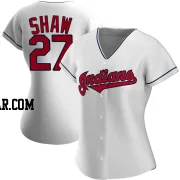 Bryan Shaw Women's Cleveland Guardians White Authentic Home Jersey