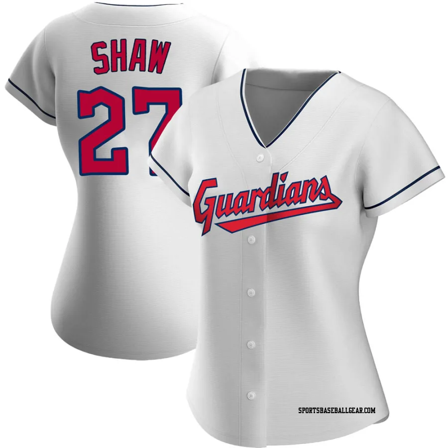 Bryan Shaw Women's Cleveland Guardians White Replica Home Jersey