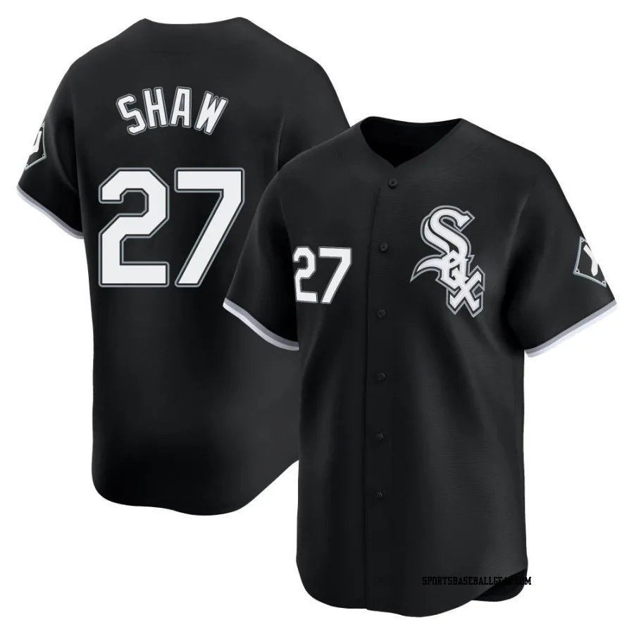 Bryan Shaw Youth Chicago White Sox Black Limited Alternate Jersey