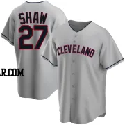 Bryan Shaw Youth Cleveland Guardians Gray Replica Road Jersey