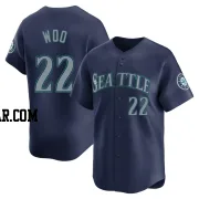 Bryan Woo Men's Seattle Mariners Navy Limited Road Jersey