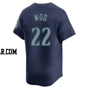 Bryan Woo Men's Seattle Mariners Navy Limited Road Jersey