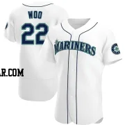 Bryan Woo Men's Seattle Mariners White Authentic Home Jersey