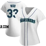 Bryan Woo Women's Seattle Mariners White Authentic Home Jersey