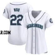 Bryan Woo Women's Seattle Mariners White Limited Home Jersey