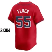 Bryce Elder Men's Atlanta Braves Red Limited Alternate Jersey