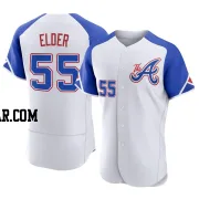 Bryce Elder Men's Atlanta Braves White Authentic 2023 City Connect Jersey