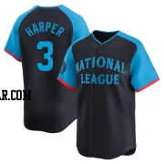 Bryce Harper Men's Philadelphia Phillies Navy Limited National League 2024 All-Star Game Jersey