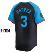 Bryce Harper Men's Philadelphia Phillies Navy Limited National League 2024 All-Star Game Jersey