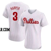 Bryce Harper Men's Philadelphia Phillies White Elite Home Jersey