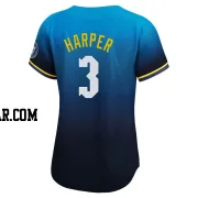 Bryce Harper Women's Philadelphia Phillies Blue Limited 2024 City Connect Jersey