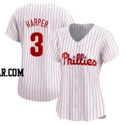 Bryce Harper Women's Philadelphia Phillies White Limited Home Jersey