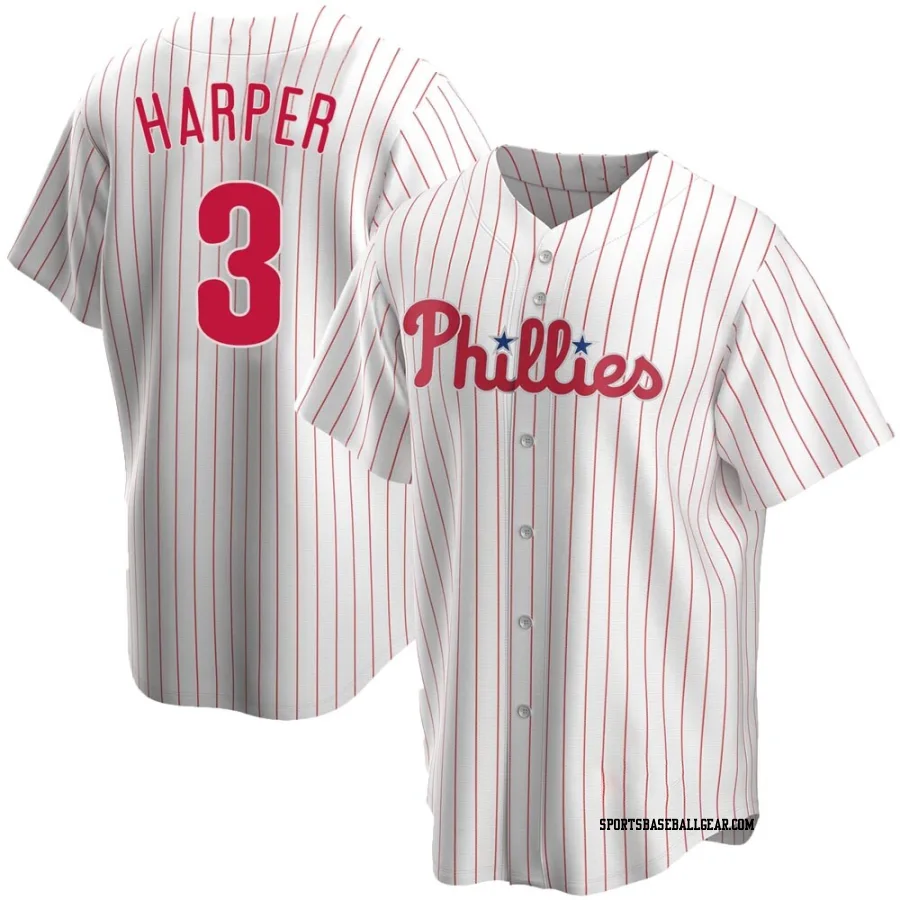 Bryce Harper Youth Philadelphia Phillies White Replica Home Jersey