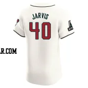 Bryce Jarvis Men's Arizona Diamondbacks Cream Elite Home Patch Jersey