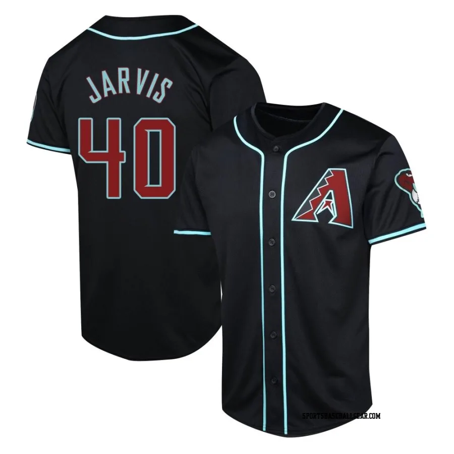 Bryce Jarvis Youth Arizona Diamondbacks Black Limited Alternate Jersey