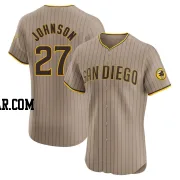 Bryce Johnson Men's San Diego Padres Brown Elite Alternate Jersey