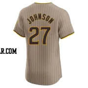 Bryce Johnson Men's San Diego Padres Brown Elite Alternate Jersey